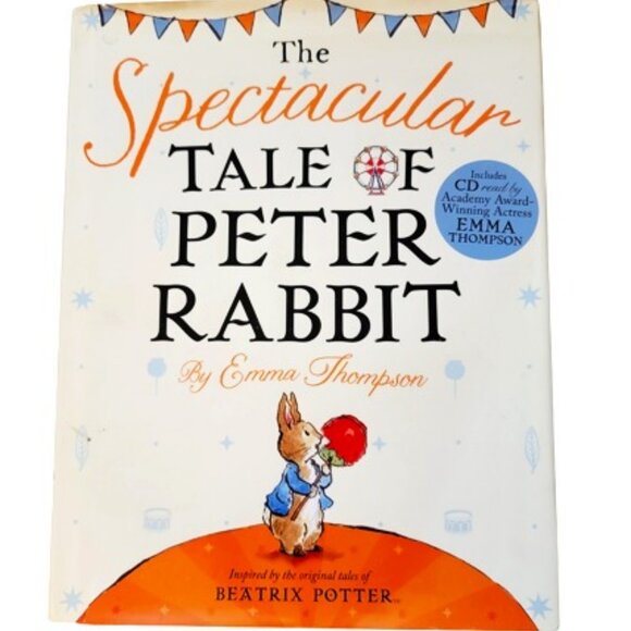 Easter Emma Thompson Reads Peter Rabbit Book CD Spectacular Tale Benjamin Bunny - Picture 1 of 15